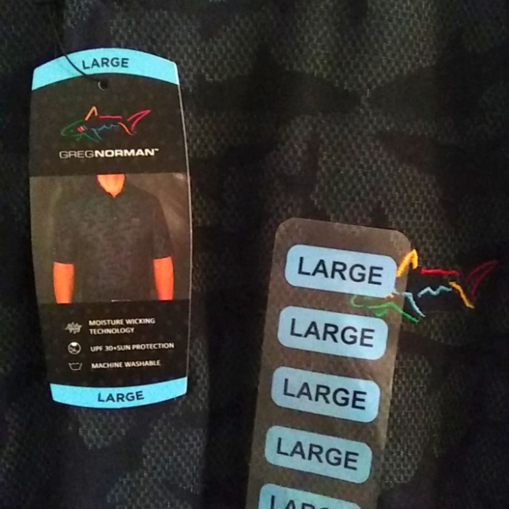 GregNORMAN SHIRT L/G - Picture 3 of 5